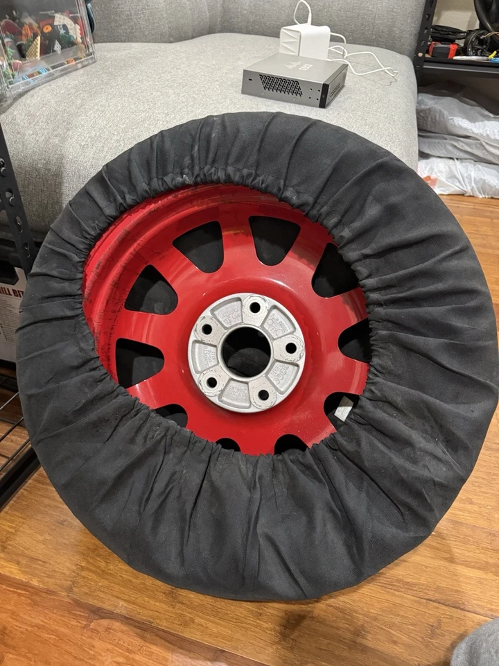 97-05 Porsche 911 996 Boxster Emergency Spare Tire Donut w/Cover 99636213001 OEM - Image 2 of 3