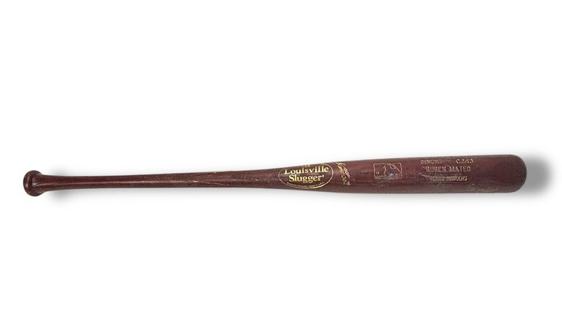 Ruben Mateo Genuine C243 Game Used Louisville Slugger 125 Bat