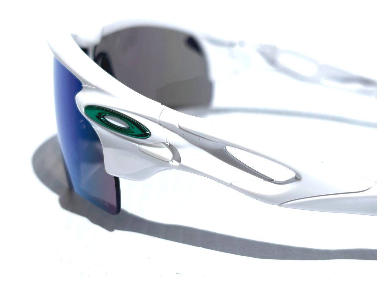 NEW Oakley RADARLOCK Shiny White with Prizm Jade Lens Sunglass