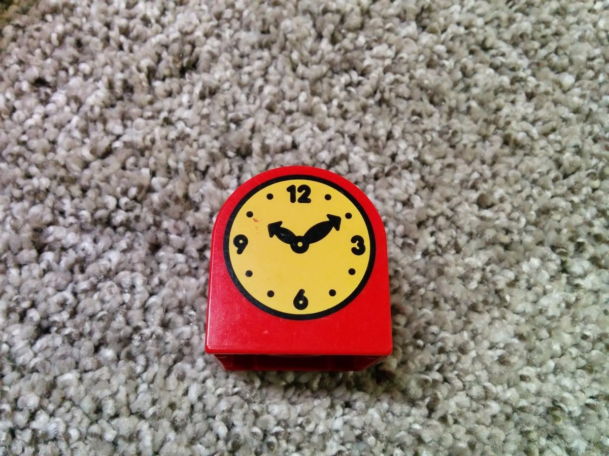 Lego duplo brick 2x2x2 Curve round Top face clock tree flower bell