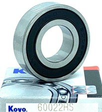 NEW KOYO 6002 2RS DEEP GROOVE BALL BEARING, RUBBER SEALED 15x32x9 mm