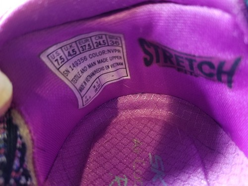 Skechers D'lux Walker Star Stunner Walking Shoes Women's Size 7.5 Navy /Purple - Picture 10 of 10