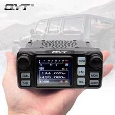 QYT KT-5000 VHF UHF Dual Band Car Vehicle Transceiver Mini Mobile Ham Radio