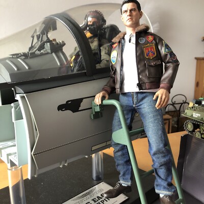 Top Gun Maverick 1/6 On Super Bike Kit bash Hot Toy Tom Cruise | eBay