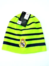 Real Madrid C.F Sports Beanie Cap Soccer Football Club La Liga Neon Yellow New