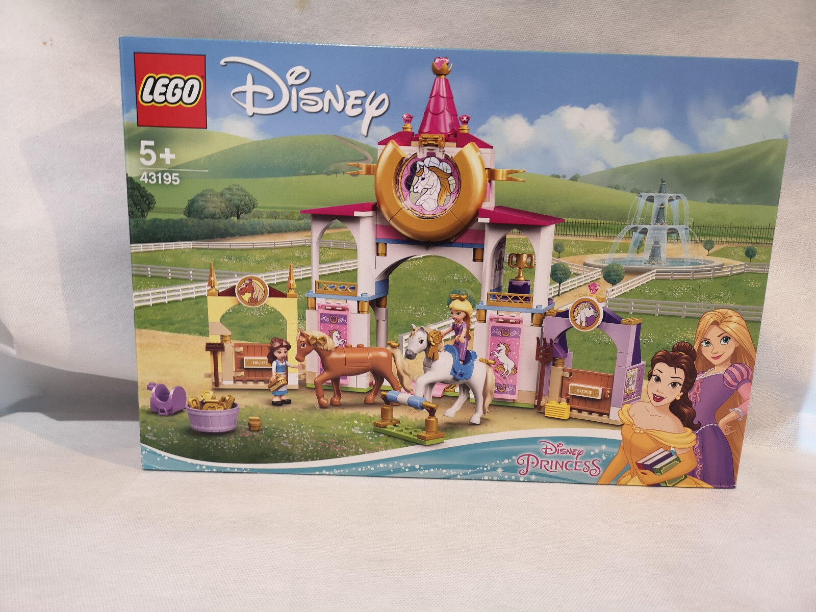 LEGO Disney 43195 Écuries de Belle et Raiponce pour Jouer en Famille le Mercredi