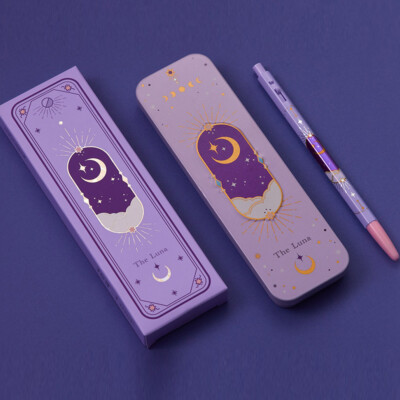 Monami 153 Luna Edition Ballpoint Pens 5PCS Korean School Office Supply