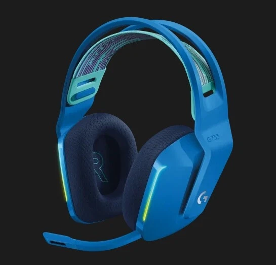 Logicool G733 Blue Gaming Headset LIGHTSPEED Wireless 278g new from JAPAN