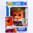 2015 SDCC Funko Pop Disney 136 Inside Out Anger Flames Exclusive *PLEASE READ*