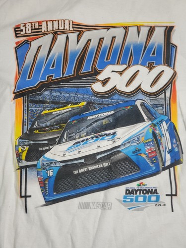 2016 58th Annual Nascar Daytona 500 Great American Race Roster Camisa L - Imagen 2 de 8