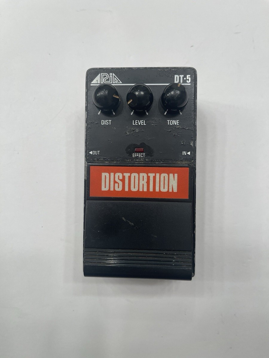 【12138】ARIA DT-5 Distortion Aria DT-5 Distortion Analog Vintage Guitar Effect Pedal MIJ Japan