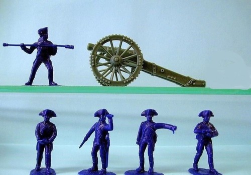 ARMIES IN PLASTIC 5480 AMERICAN REVOLUTION-LAMB'S NEW YORK ARTILLERY CO. - Picture 2 of 2