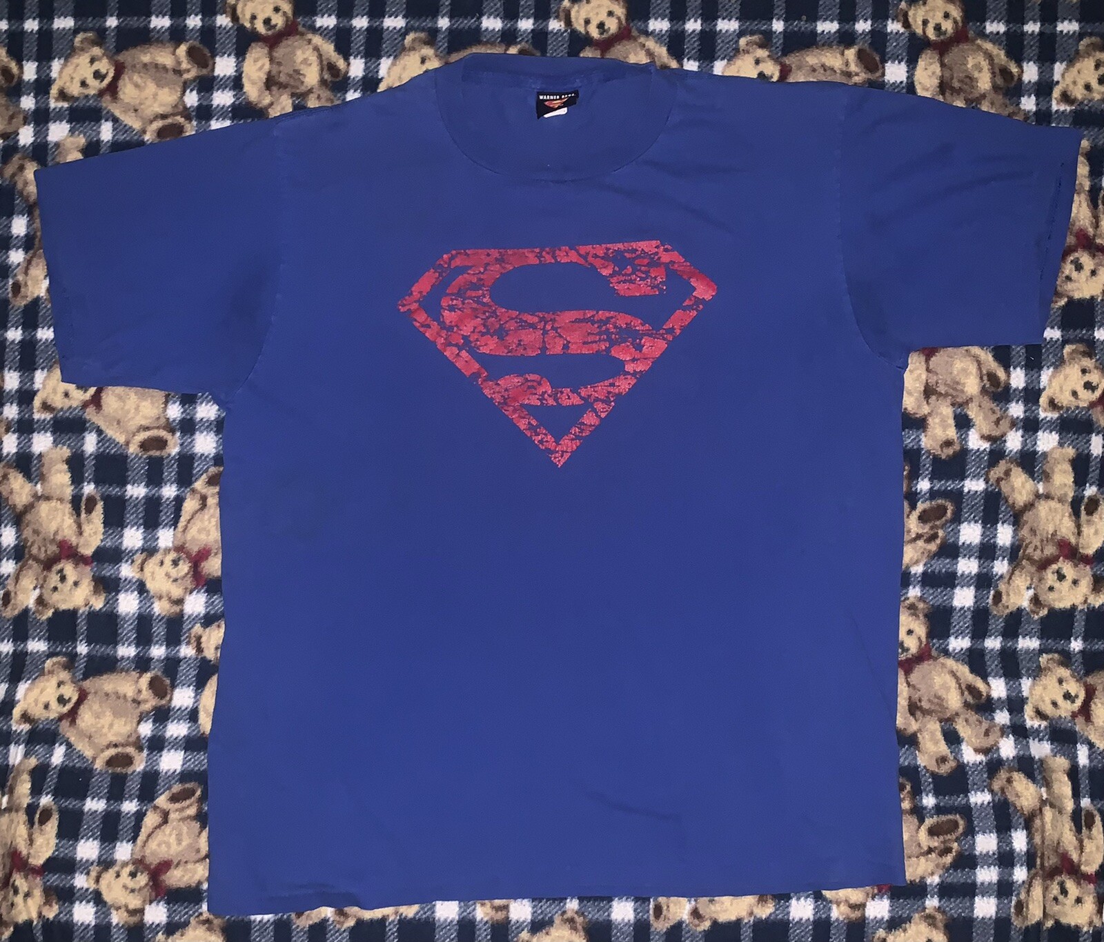 Rare Vintage 2001 Dc Comics Official Superman Shirt Sz Xl