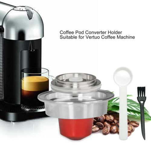 Coffee Pod Adapter Stainless Steel Reusable Convenient Use Large