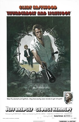 Thunderbolt and Lightfoot movie poster (a)  -  11'' x 17'' inches - Clint Eastwood