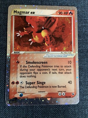 Magmar ex 100/109 Ruby and Sapphire Holo