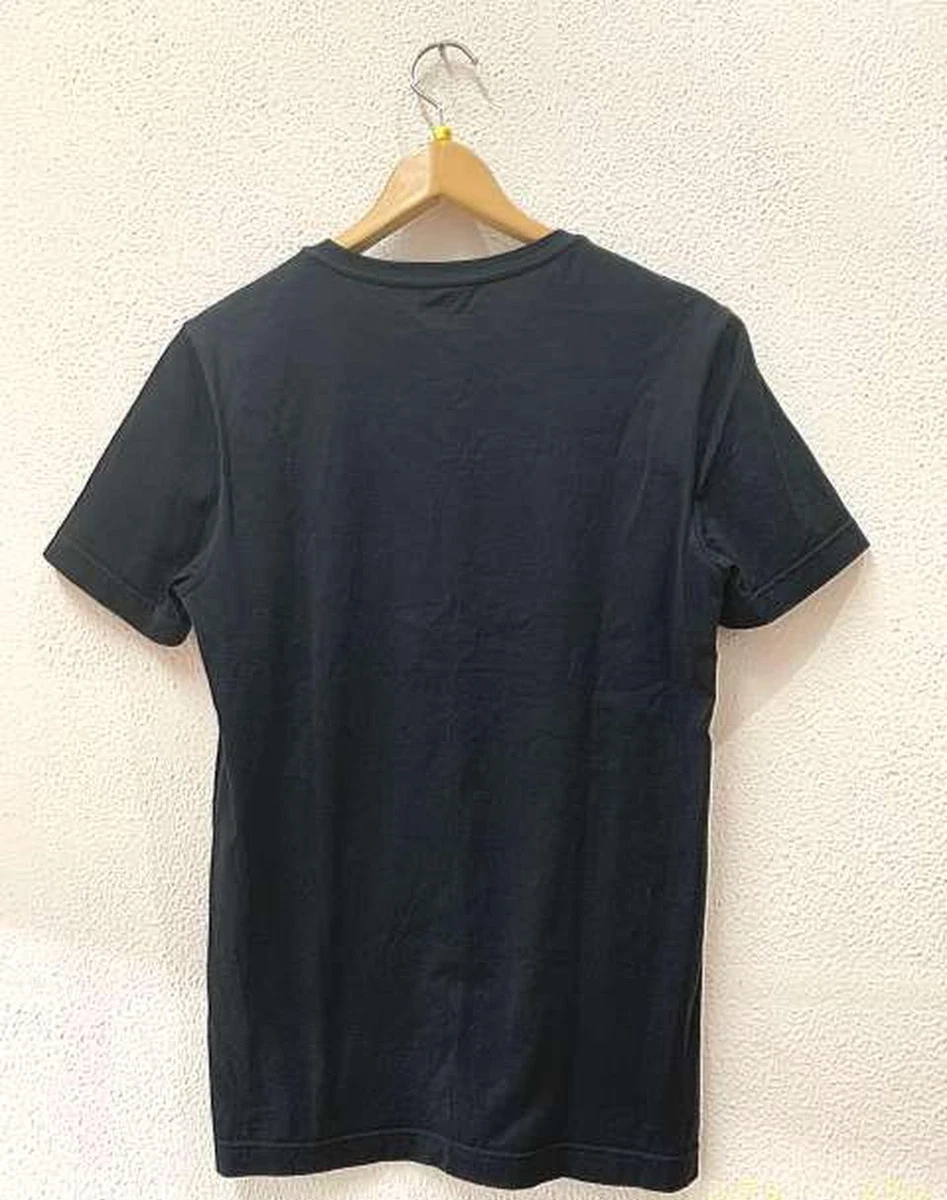 Fendi t shirt top black and gold