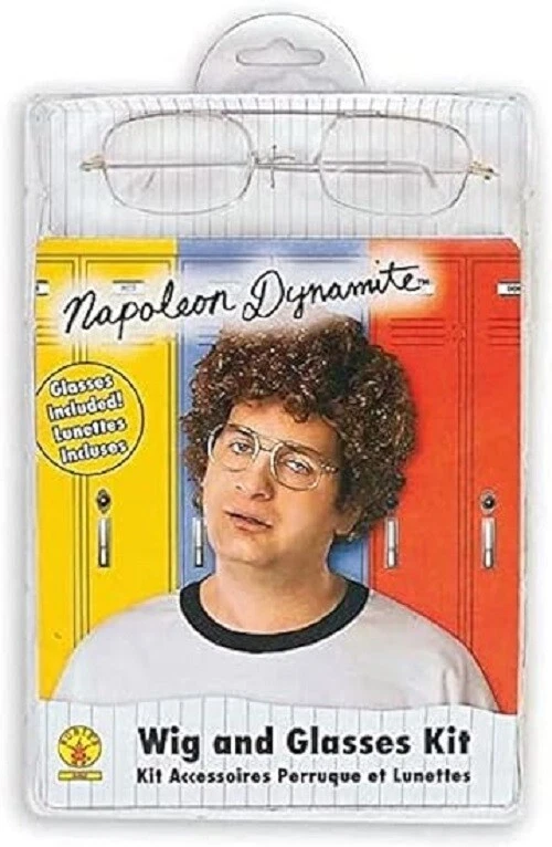 Napoleon Dynamite Complete Costume Kit Iconic Halloween Cosplay Outfit for Adult - Image 4 of 4