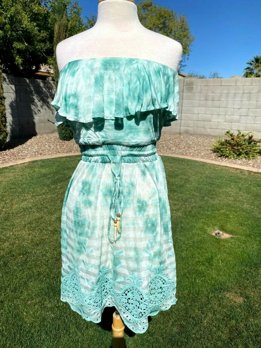 Strapless 2025 frill dress