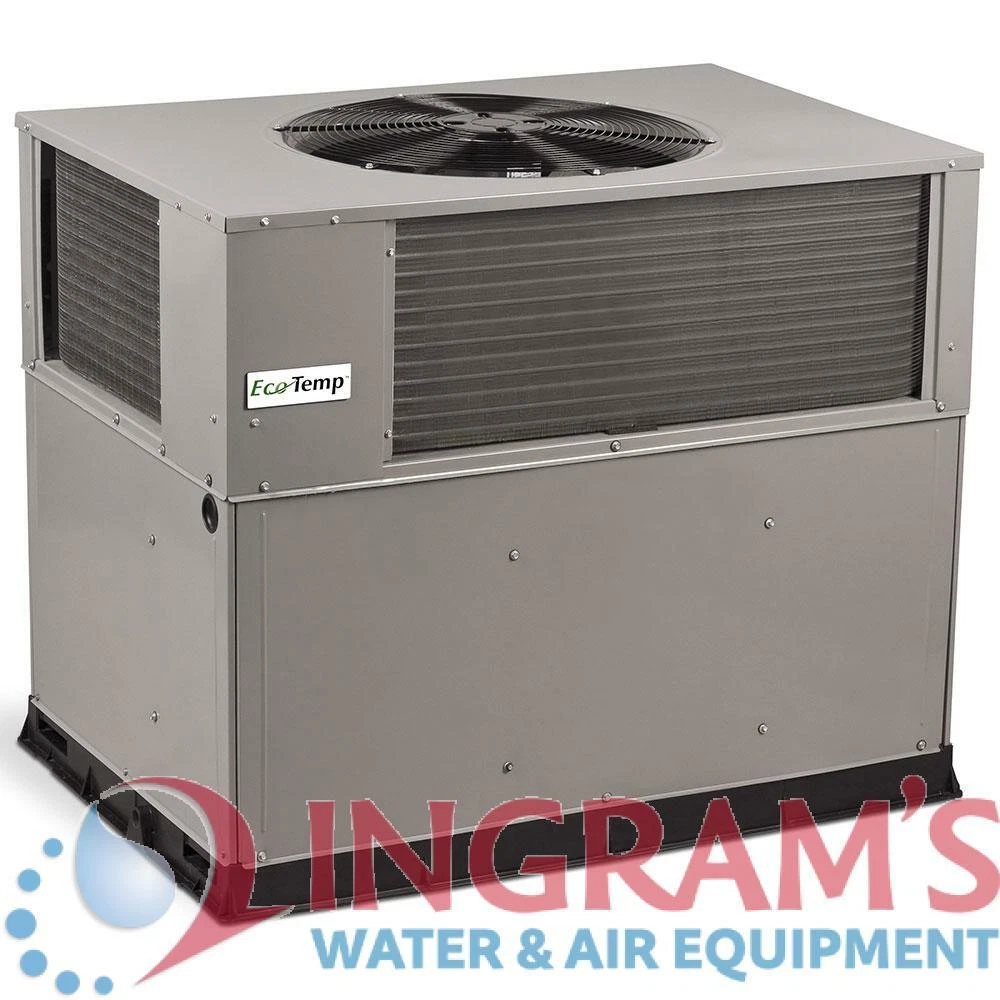 4 Ton 14 SEER 90k BTU EcoTemp Central Air Conditioner u0026amp; Gas Package  Unit - Multi | eBay