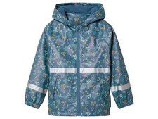Lupilu® Jungen Kinder Matschjacke & Buddeljacke Regenjacke mit Kapuze gefüttert