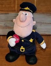 1999 Frosty the Snowman Police Traffic Cop Plush 12" Stuffed Toy Christmas 