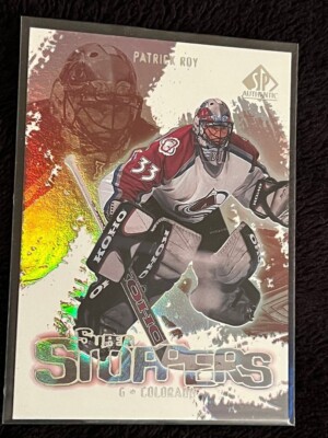 2001-02 SP AUTHENTIC SUPER STOPPERS PATRICK ROY AVALANCHE