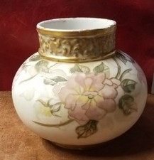 ANTIQUE 19th Century 1890s J. P. L. LIMOGES FRANCE PORCELAIN VASE JEAN POUYAT
