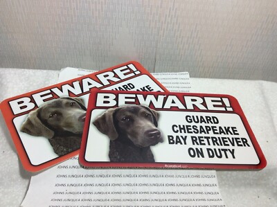 BEWARE GUARD DOG ON DUTY: CHESAPEAKE BAY RETRIEVER New Scandical