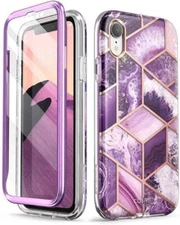 iPhone XR 6.1" Case, i-Blason Cosmo Full-Body Protective Bumper Case with Screen