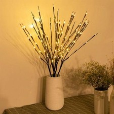 LED saule branche lampe Rose Simulation orchid e branche lumi res grand Vase