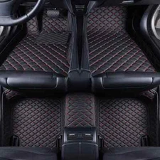 Floor Mats 100％ Leather Floor Waterproof Rugs Protector Auto Accessories Carpet