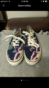 girls vans size 1
