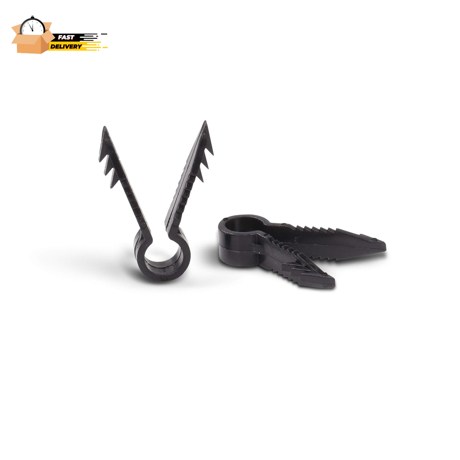 Stucco and Drywall Cable Clips for Coaxial and Similar Cables - Push-In Masonry