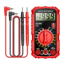 SZ308 Digital Multimeter, Voltage and Resistance Meter, AC/DC Current7050-