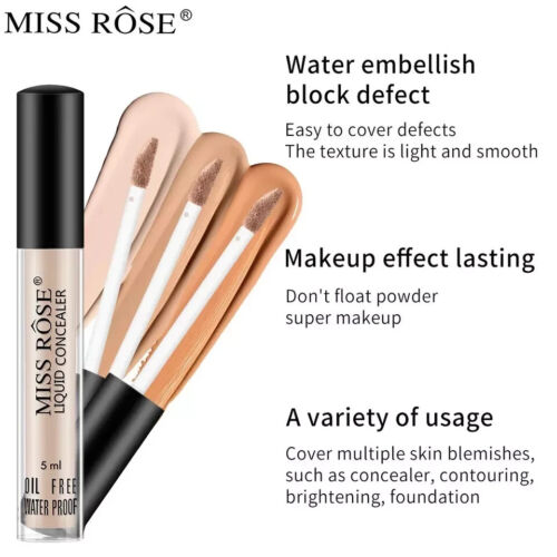 MIss Rose Liquid Concealer ~BEIGE 5~ New and SEALED! - Picture 3 of 6