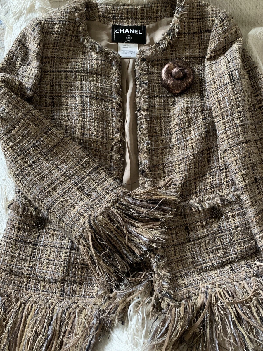 Chanel Tweed Jacket/36/Small/S