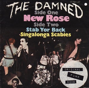 The Damned New Rose/Help UK 7\" レコード The Damned New Rose/Help UK 7
