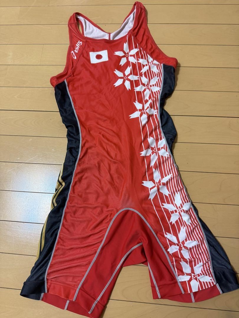 レスリング日本シングレット 日本代表レスリングシングレット4xl - メルカリ