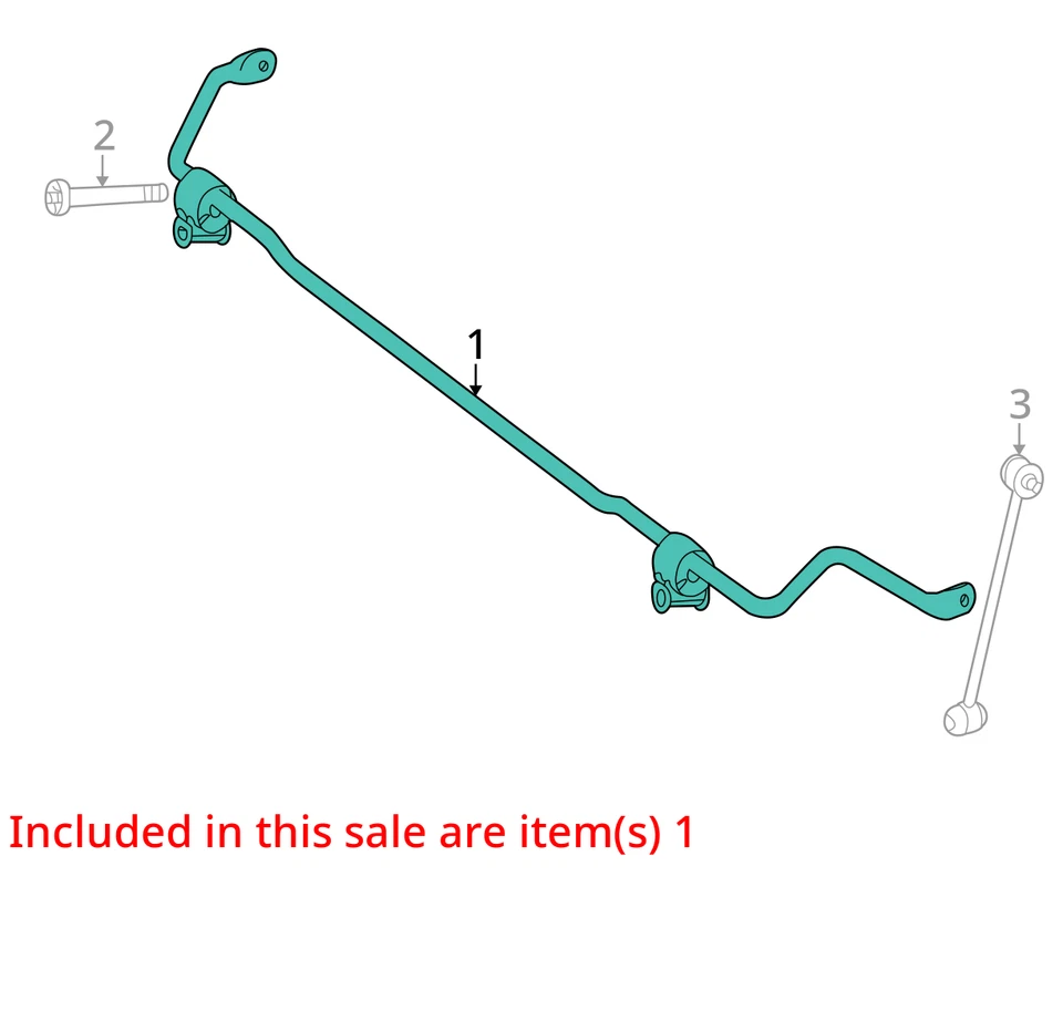 Barra estabilizadora trasera Mercedes-Benz Clase E 2012 AWD 52 k millas - LKQ401160817 Foto 4 de 4
