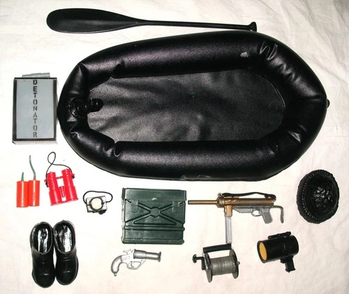 GI Joe Vintage 1964 1970 Adventure Team Secret Mission to Spy Island Accessories