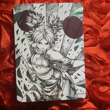 Temari Sabaku NARUTO MANGA WAIFU Power Anime ACG Girl Holo Card