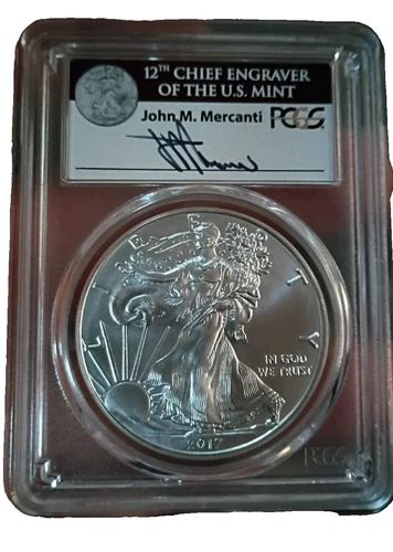 Photo of a 2017 American Silver Eagle from an eBay listing that sold on Jul 21, 2026