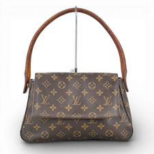 Borsa a tracolla originale Louis Vuitton Monogram Mini Looping M51147 da donn...