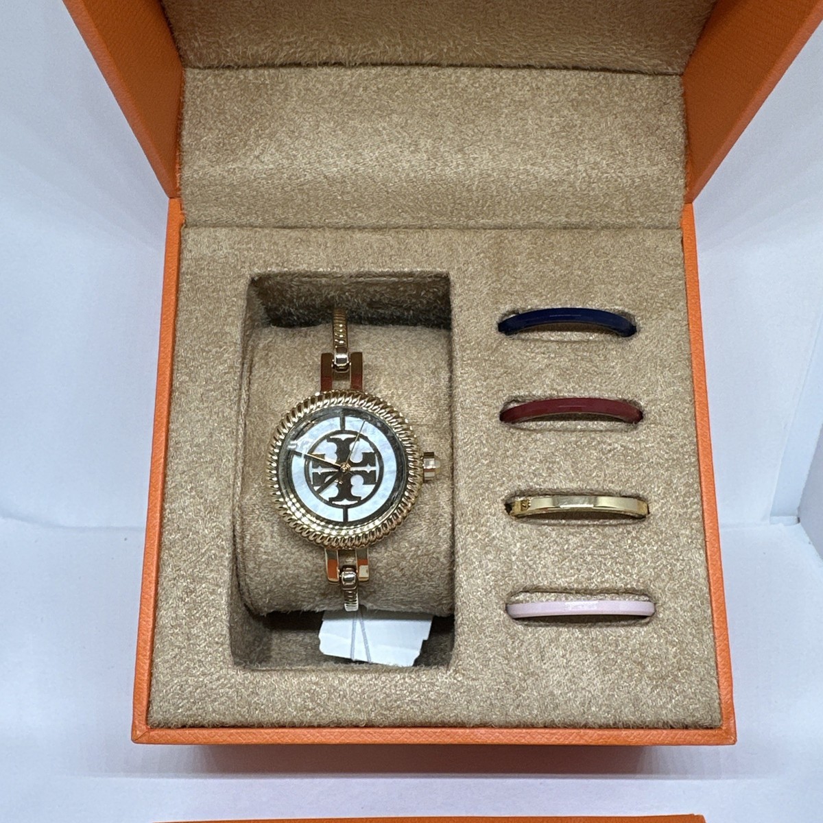 Tory Burch Reva TBW4029 Women Gold Tone Stainless Steel Analog