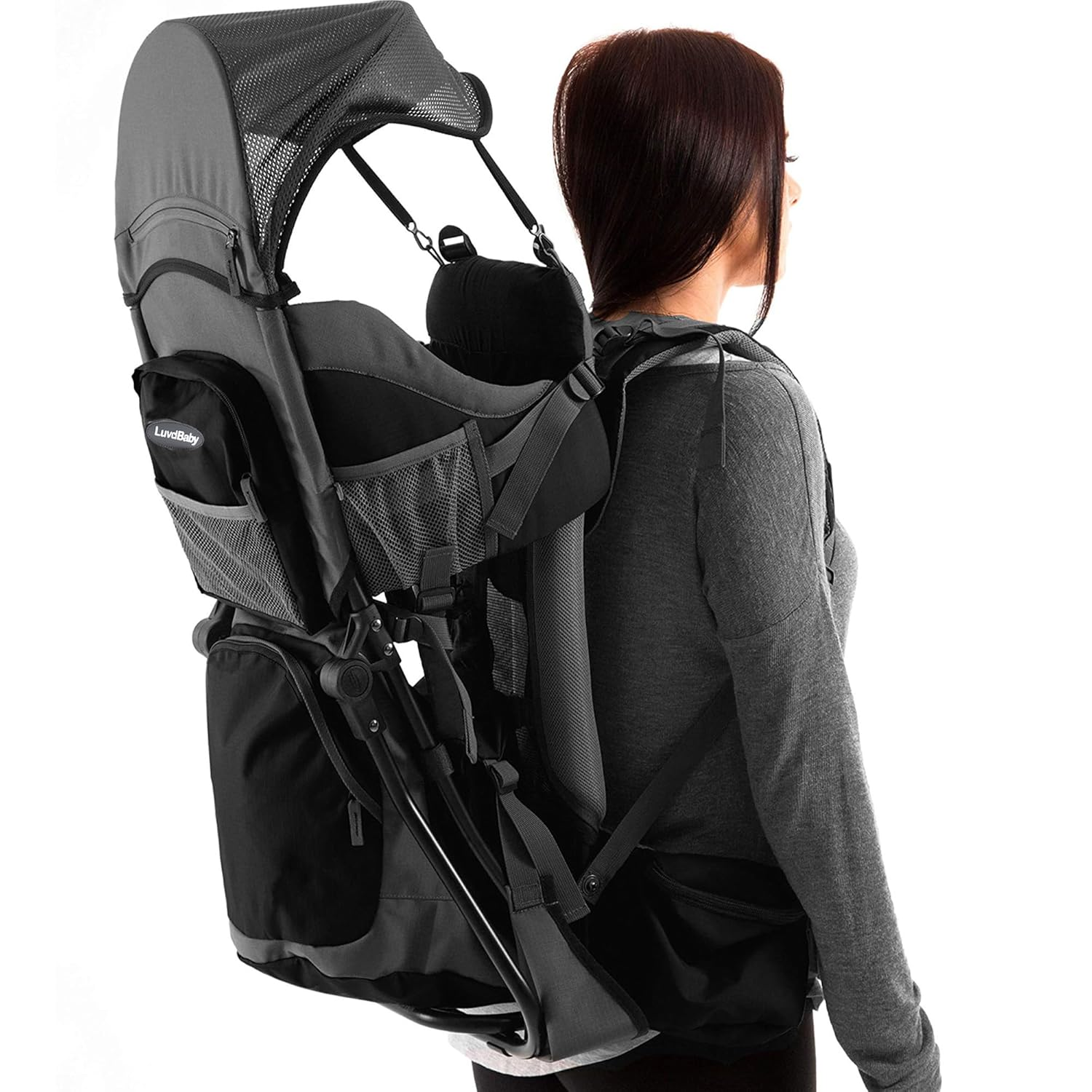 Hiking Baby Carrier Backpack - Comfortable Toddler/Baby Backpack Carrier System-image