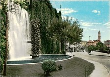 Vintage Postcard Ivrea Italy Camillo Olivetti Monument Waterfall Posted 1964