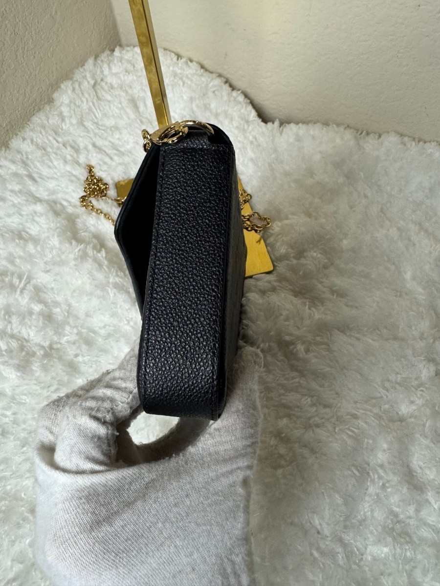 【Louis Vuitton】LV Felicie Pochette GM【ランク:A】 LOUIS VUITTON Monogram Pochette Felicie Chain Wallet Fuchsia