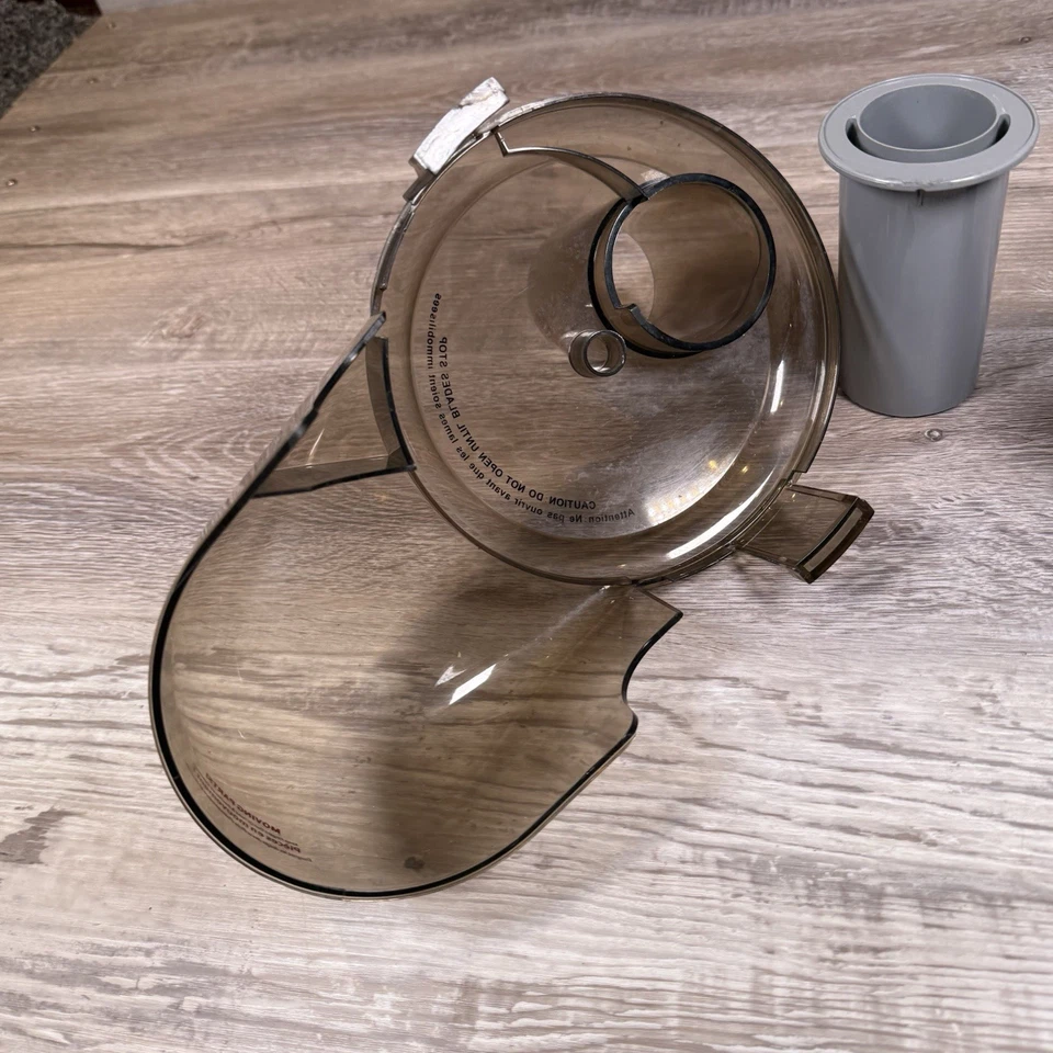 Bullet Express BE-110 Replacement Part Slicer Shredder COVER LID + Pusher - Image 4 of 4