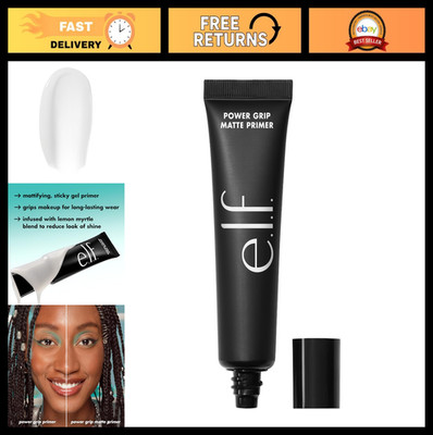 Hydrating Gel-Based Matte Primer for Smoothing Skin & Gripping Makeup, Vegan & C